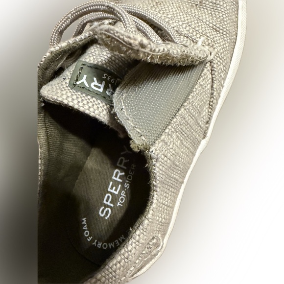 Sperry Kids BODIE JR Textured Gray Sneakers - Picture 3 of 5